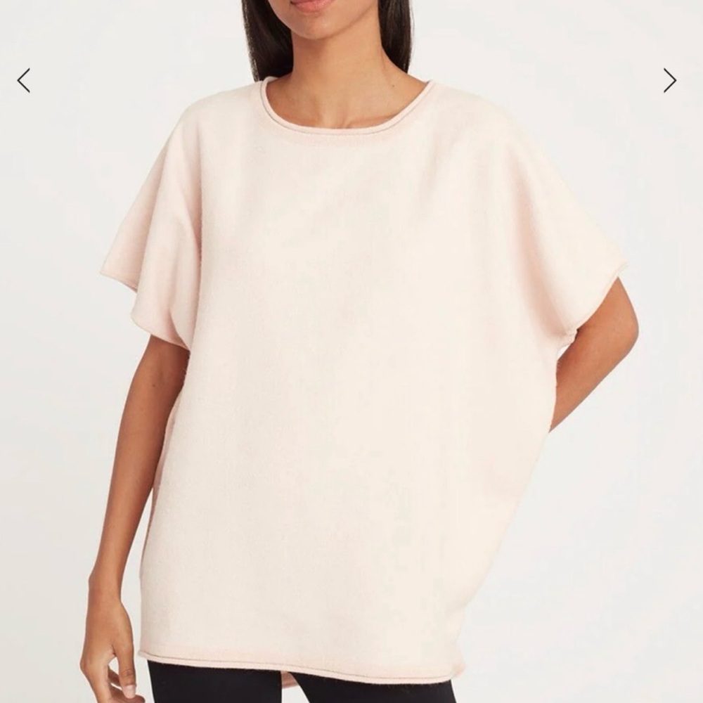 Cuyana Baby Alpaca Blush Pink Cape